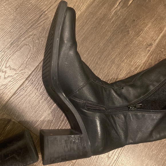 High quality leather dress boot / winter - size 8 - Picture 6 of 13